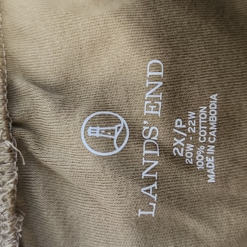 Lands End Khaki Pants size 2X - Picture 5 of 5